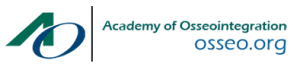 Academy of Osseointegration logo, representing Derby Dental Care's expertise in dental implantology.