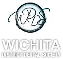 Wichita District Dental Society logo, reflecting the local dental community engagement of Derby Dental Care.