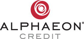 Logo of Alphaeon Credit, financing partner for Derby Dental Care patients.